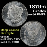1879-s Morgan Dollar $1 Grades Choice Unc DMPL (fc)