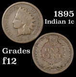 1895 Indian Cent 1c Grades f, fine