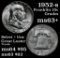 1952-s Franklin Half Dollar 50c Grades Select+ Unc