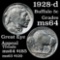 1928-d Buffalo Nickel 5c Grades Choice Unc