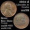 1931-d Lincoln Cent 1c Grades Choice AU/BU Slider