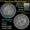 ***Auction Highlight*** 1876-cc Seated Liberty Quarter 25c Graded Select AU By USCG