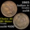 1865 Indian Cent 1c Grades Choice AU/BU Slider