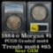 PCGS 1884-o Morgan Dollar $1 Graded ms64 by PCGS