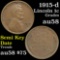 1915-d Lincoln Cent 1c Grades Choice AU/BU Slider