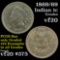 1869/69 Indian Cent 1c Grades vf, very fine