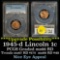 PCGS 1945-d Lincoln Cent 1c Graded ms66 RD by PCGS