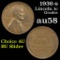1936-s Lincoln Cent 1c Grades Choice AU/BU Slider