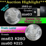 ***Auction Highlight*** 1882-cc Morgan Dollar $1 Grades Select Unc
