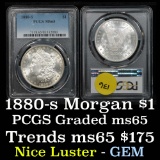 PCGS 1880-s Morgan Dollar $1 Graded ms65 by PCGS