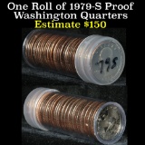 1979-s proof roll 25c