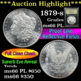 ***Auction Highlight*** 1879-s Morgan Dollar $1 Graded GEM+ UNC PL by USCG (fc)