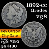 1892-cc Morgan Dollar $1 Grades vg, very good