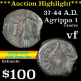 37-44 A.D. Ancient Grades vf, very fine