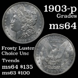 1903-p Morgan Dollar $1 Grades Choice Unc