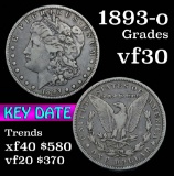1893-o Morgan Dollar $1 Grades vf++ (fc)
