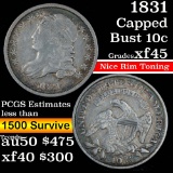 1831 Capped Bust Dime 10c Grades xf+ (fc)