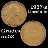 1937-s Lincoln Cent 1c Grades Select AU