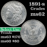 1891-s Morgan Dollar $1 Grades Select Unc