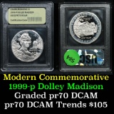 1999-p Dolly Madison Modern Commem Dollar $1 Graded Perfection, Gem++ PR DCAM by USCG