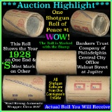 Peace dollar roll ends 1928 & 'p', Better than average circ