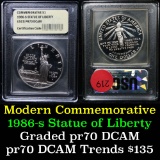 1986-s Statue of Liberty Modern Commem Dollar $1 Graded Perfection, Gem++ PR DCAM by USCG