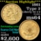 ***Auction Highlight*** 1861 Type 2 Gold Liberty Quarter Eagle $2 1/2 Grades Choice Unc (fc)