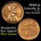 1942-p Lincoln Cent 1c Grades Unc Details