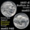 1937-d Buffalo Nickel 5c Grades Select Unc