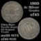 1860 3 Cent Silver 3cs Much rarer date Grades xf+ Terrific detail throughout
