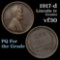 1917-d Lincoln Cent 1c Grades vf++