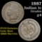 1887 Indian Cent 1c Grades g, good