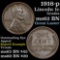 1916-p Lincoln Cent 1c Grades Select Unc BN