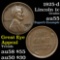1925-d Lincoln Cent 1c Grades Choice AU