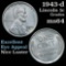 1943-d Lincoln Cent 1c Grades Choice Unc