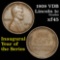 1909 VDB Lincoln Cent 1c Grades xf+