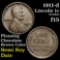 1911-d Lincoln Cent 1c Grades f+