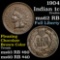 1904 Indian Cent 1c Grades Select Unc RB