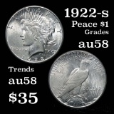 1922-s Peace Dollar $1 Grades Choice AU/BU Slider