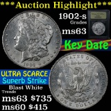 1902-s Morgan Dollar $1 Graded Select Unc by USCG