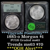 OGH PCGS 1885-o Morgan Dollar $1 Graded ms63 By PCGS