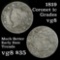 1819 Coronet Head Large Cent 1c Grades vg, very good