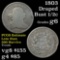 1803 Draped Bust Half Cent 1/2c Grades g+