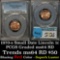 PCGS 1970-s Small Date Lincoln Cent 1c Graded ms64 rd by PCGS