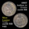 1907 Indian Cent 1c Grades Choice AU/BU Slider RB