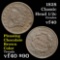 1828 Classic Head half cent 1/2c Grades xf