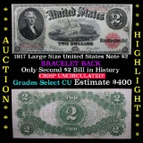 ***Auction Highlight*** 1917 Large Size United States Note $2 Grades Select CU (fc)