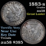 1883-s Morgan Dollar $1 Grades au58