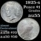 1925-s Peace Dollar $1 Grades Choice AU