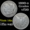 1890-o Vam 14A Morgan Dollar $1 Grades vf, very fine